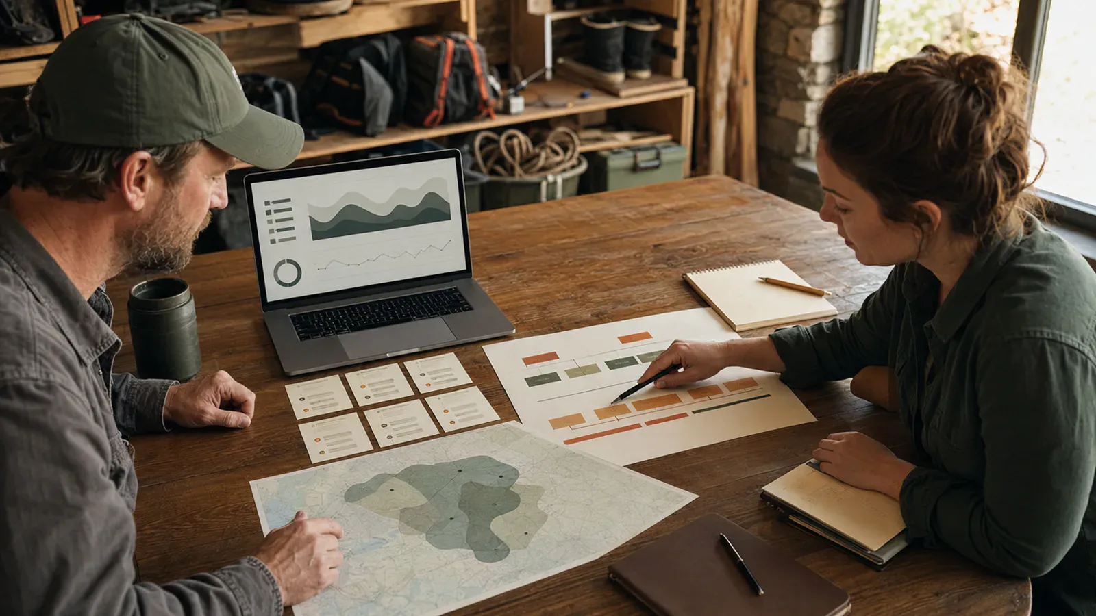 A marketing strategist explaining search performance to a business leader.