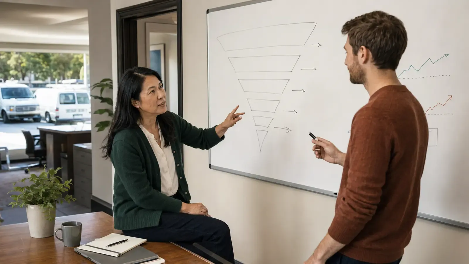 A business leader and strategist discussing the value of organic search
