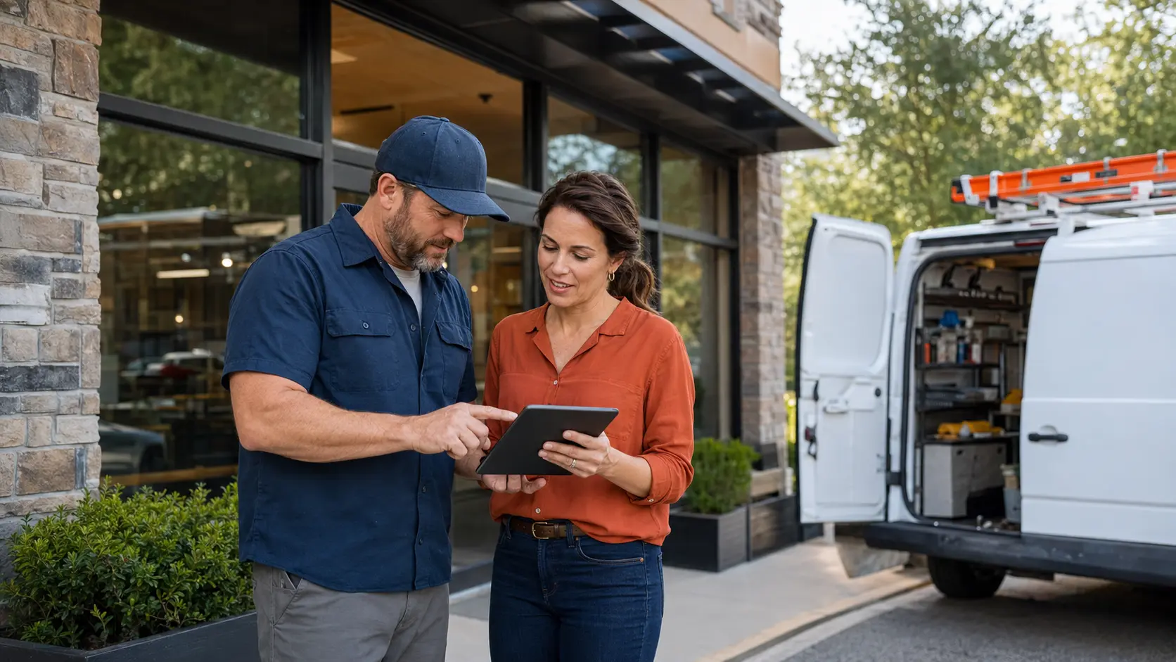 A franchise owner and marketer planning a local lead generation system